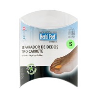 Separador de Dedos Tpo Carrete Silicona: Ayuda en la alineación de dedos, problemas de uñas encarnadas o post-operatorios